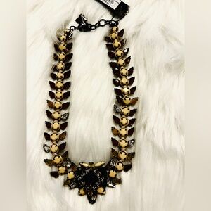 BCBG Elegant Gold and Brown Women's Necklace